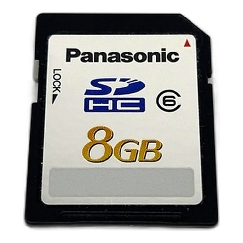 Panasonic card 8gb scheda - sd,