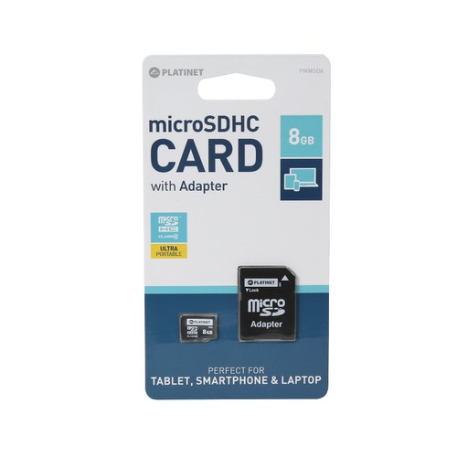 Platinet microsd 8gb - microsd,